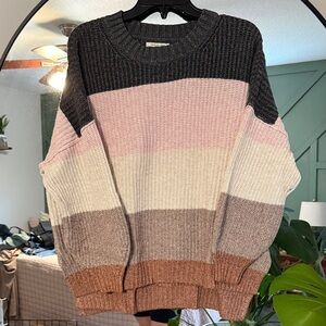 American Eagle Color block  Women's Sweater